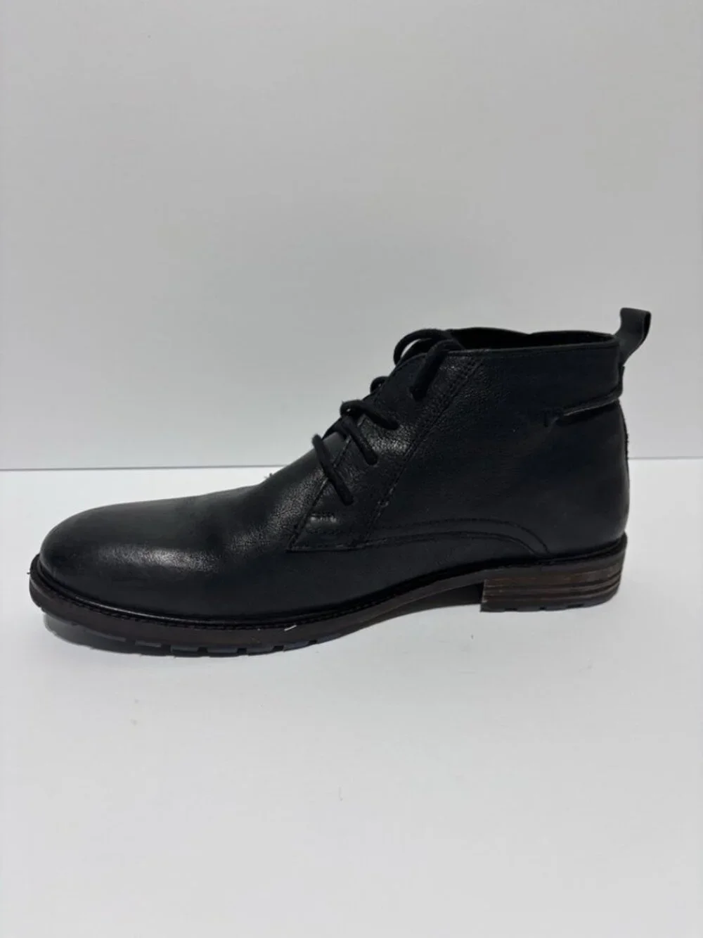 GBX Men’s McFee Black Lace-Up Boots, Size 11.5 M